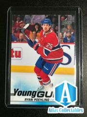 2019-20 UD Young Guns Rookie Ryan Poehling #226 Montreal Canadiens